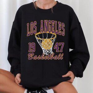 Los Angeles Basketball Sweatshirt – Retro 1947 LA Crewneck